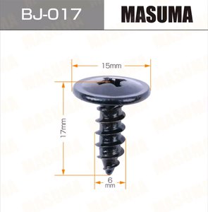 Изображение 1, BJ-017 Саморез 6x17мм набор 10шт. MASUMA