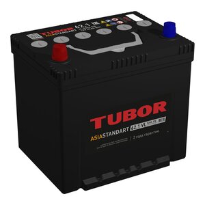 Изображение 1, 6СТ62(1) D23R Аккумулятор TUBOR Asia Standart 62А/ч (УЦЕНКА)