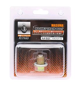 Изображение 6, M-52 Пробка сливная MITSUBISHI Lancer HYUNDAI Accent картера масляного (с магнитом) MASUMA
