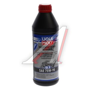 Изображение 2, 1414 Масло трансмиссионное VOLLSYNTHETISCHES GETRIEBEOIL GL-5 75W90 синт.1л LIQUI MOLY