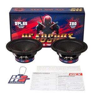 Изображение 6, Headshot DPL65 Колонки среднечастотные 6" (16см) 140Вт KICX