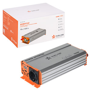 Изображение 4, API-600-05 Преобразователь напряжения (инвертор) 12-220V 500Вт AIRLINE