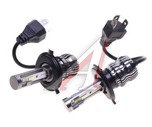 Изображение 1, CLX5LED60H4-2 Лампа светодиодная 12V H4 P43t 4000lm бокс (2шт.) CLEARLIGHT
