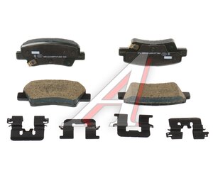 Изображение 1, 58302-2VA35 Колодки тормозные HYUNDAI Veloster (11-) задние (4шт.) OE