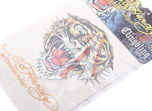 Изображение 3, EH-00234 Наклейка "TIGER" 9х12 со стразами ED HARDY