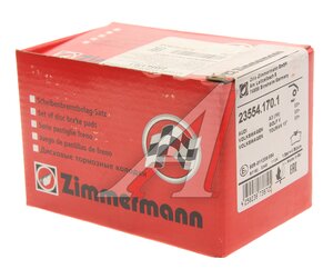 Изображение 5, 23554.170.1 Колодки тормозные VW AUDI SEAT SKODA задние (4шт.) ZIMMERMANN