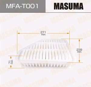 Изображение 2, MFA-T001 Фильтр воздушный TOYOTA Corolla (06-) MASUMA