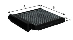 Изображение 3, AG136CFC Фильтр воздушный салона NISSAN Micra (03-), Note (05-12) угольный GOODWILL