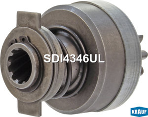 Изображение 6, SDI4346UL Привод стартера ГАЗон Next дв.ЯМЗ-534 (бендикс) KRAUF