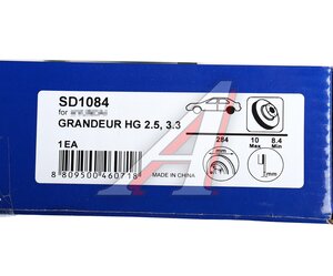 Изображение 4, SD1084 Диск тормозной HYUNDAI Grandeur (11-) KIA Optima (10-) задний (1шт.) SANGSIN