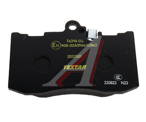 Изображение 5, 2032501 Колодки тормозные LEXUS GS 300,  430,  450H передние (4шт.) TEXTAR