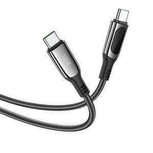 Изображение 2, S51 black Кабель USB Type C-USB Type C 1.2м черный HOCO