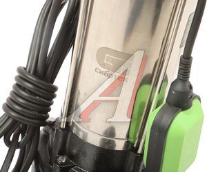 Изображение 6, 99805 Насос погружной фекальный 1500Вт 416л/мин глубина погружения 5м СИБРТЕХ