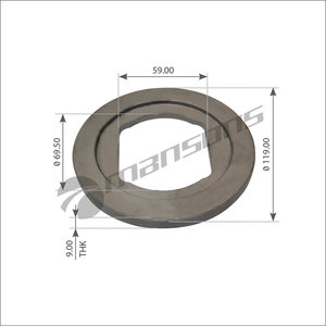 Изображение 1, 200.120 Шайба DAF ступицы стопорная MANSONS