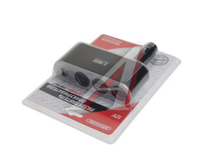 Изображение 1, S02301006 Разветвитель прикуривателя 3-х гнездовой 12V 1USB SKYWAY