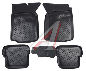 Изображение 1, NPL-Po-11-02 Коврик салона CHERY Amulet (06-) полиуретан (4 предм.) NORPLAST