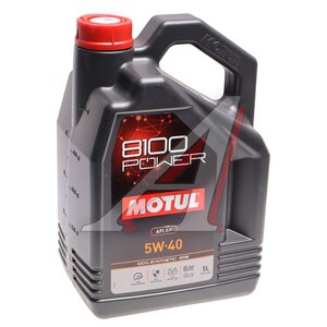 Изображение 1, 112715 Масло моторное MOTUL 8100 POWER 5W40 синт.5л