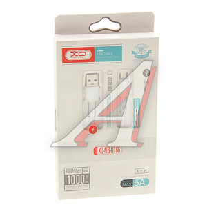 Изображение 2, NB-Q166 White Кабель micro USB 5A 1м белый XO