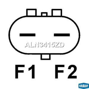 Изображение 3, ALN3415ZD Генератор VOLGA Siber дв.CHRYSLER (2.4 I) DODGE Sebring, Stratus (2.4/2.7 I) KRAUF