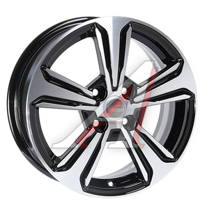 Изображение 1, K&K 4х100 ЕТ48 D-54,1 Диск колесный литой HYUNDAI Solaris KIA Rio R15 КС-777 АЧ
