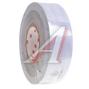 Изображение 1, KR-4346 Лента светоотражающая белая 45м/5см (призматическая) KRAL