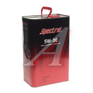 Изображение 1, 9677 Масло моторное CAPITAL 5W30 SL/CF п/синт.4л SPECTROL