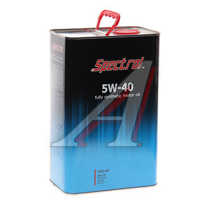 Изображение 1, 9672 Масло моторное GALAX 5W40 SM/CF синт.4л SPECTROL