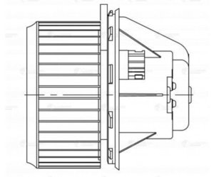 Изображение 7, LFH0790 Вентилятор КАМАЗ-5490 MERCEDES Atego отопителя LUZAR