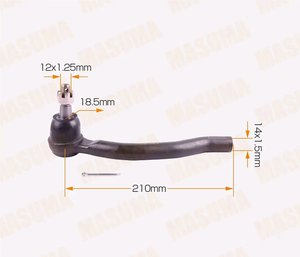 Изображение 2, ME-9856L Наконечник рулевой тяги NISSAN Teana (14-) левый MASUMA