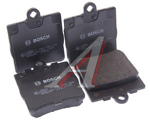 Изображение 2, 0986495080 Колодки тормозные MERCEDES C (W202), E (W210) задние (4шт.) BOSCH