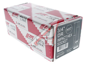 Изображение 3, JTC-641117 Бита-головка 3/4" HEX Н17 ударная L=100мм JTC