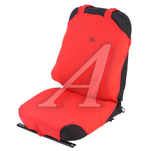 Изображение 1, 21246 Авточехлы (майка) на передние сиденья полиэстер красные (4 предм.) Forum Front CARFASHION