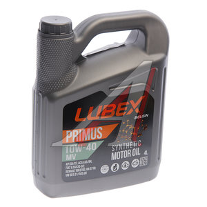 Изображение 1, L034-1322-0404 Масло моторное PRIMUS MV CF/SN A3/B4 10W40 синт.4л LUBEX