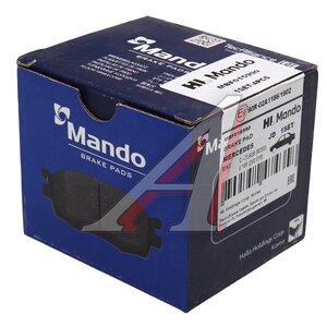 Изображение 5, MBF015990 Колодки тормозные MERCEDES W202 (96-00) задние (4шт.) MANDO