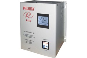 Изображение 2, РЕСАНТА АСН-12000Н/1-Ц Lux Стабилизатор напряжения однофазный цифровой 12кВт, 220В+/-8%,  КПД-97% настенный РЕСАНТА