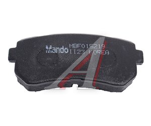 Изображение 4, MBF015219 Колодки тормозные HYUNDAI Accent KIA Rio (05-) задние (4шт.) MANDO