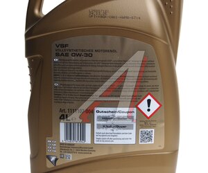 Изображение 3, 1111107-004-01-999 Масло моторное RAVENOL VSF 0W30 синт. ACEA C2 4л