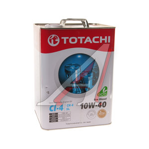 Изображение 1, E1306 Масло дизельное ECO DIESEL CK-4/CJ-4/SN 10W40 п/синт.6л TOTACHI