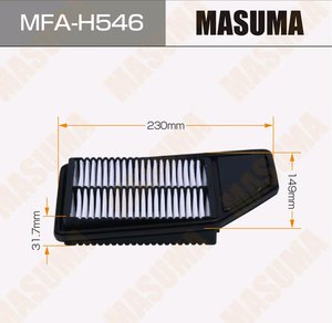 Изображение 1, MFA-H546 Фильтр воздушный HYUNDAI Coupe (91-96) MASUMA