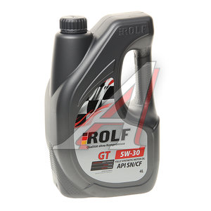 Изображение 1, 322443 Масло моторное GT SN/CF 5W30 синт 4л ROLF