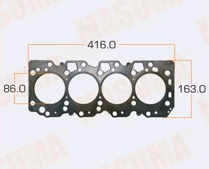 Изображение 2, MD-01014S Прокладка двигателя TOYOTA Avensis (97-) комплект на ГБЦ MASUMA