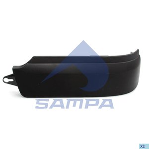 Изображение 2, 18200198 Панель MAN TGS угловая бампера правая нижняя SAMPA