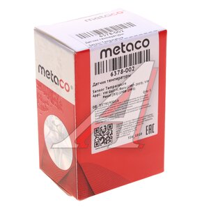 Изображение 3, 6378-002 Датчик температуры VW Golf (97-) охлаждающей жидкости METACO