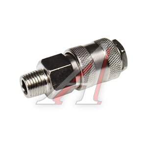 Изображение 2, SE1-2SM Переходник для компрессора M1/4" быстросъемный с клапаном наружная резьба