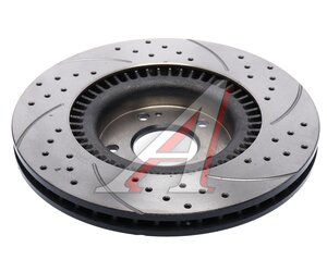 Изображение 3, BDF075 Диск тормозной HYUNDAI Sonata (15-) KIA Optima (15-) передний перфорированный комплект TAYGA