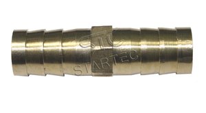 Изображение 2, INF.11.8X6 Соединитель трубки ПВХ, полиамид М5х7мм под трубку М8х6мм елочка латунь STARTEC