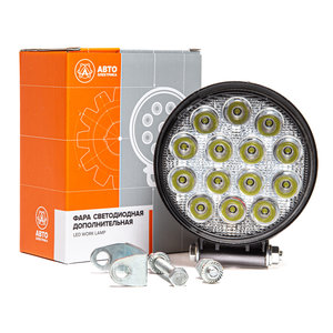 Изображение 1, AE42R-14LED-55HC Фара рабочего света круглая 142х115х55 42Вт 14 светодиодов направленный свет AVTOELECTRICA