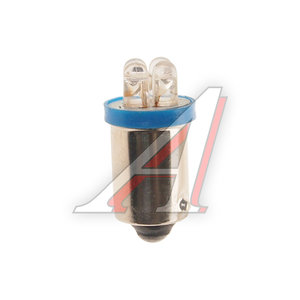 Изображение 1, 90123B Лампа светодиодная 12V T4W BA9s 4 светодиода MEGAPOWER