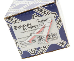 Изображение 4, 51-98007-SX Наконечник рулевой тяги TOYOTA Camry (98-05) левый/правый STELLOX