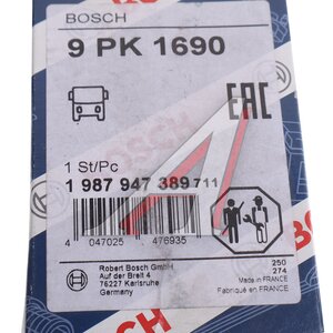 Изображение 4, 1987947389 Ремень приводной поликлиновой 9PK1690 RENAULT Premium BOSCH